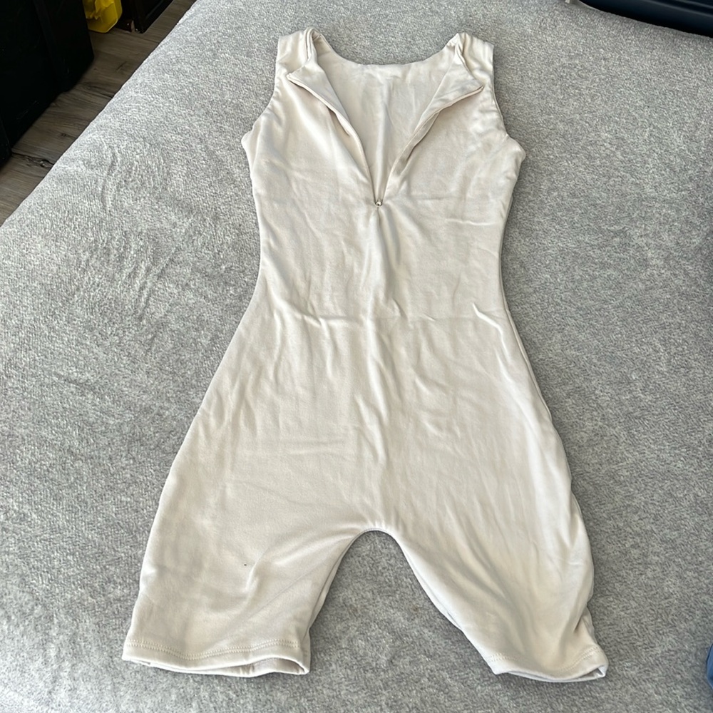 Tan romper - my outfit online - size xs